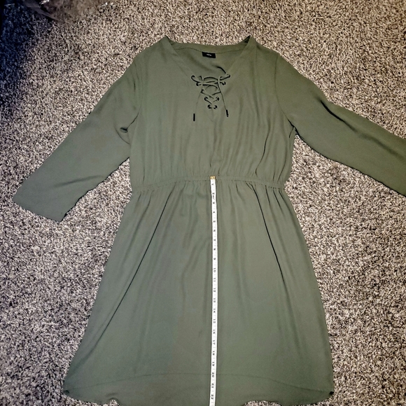 Army Green Target Dress - Picture 9 of 9